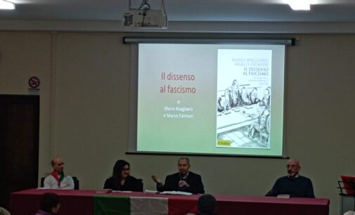 Presentato “Il dissenso al fascismo…” di M. Avagliano e M. Palmieri con A.N.P.I. Velletri