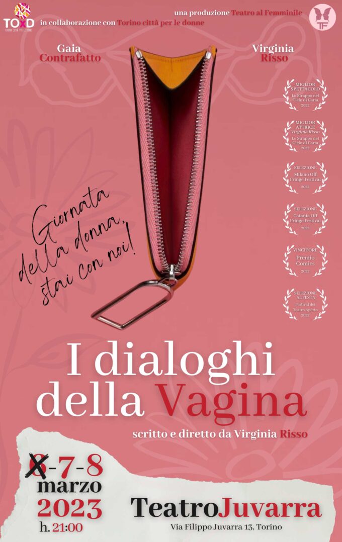 I DIALOGHI DELLA VAGINA * in scena a Torino in occasione della Giornata internazionale della donna