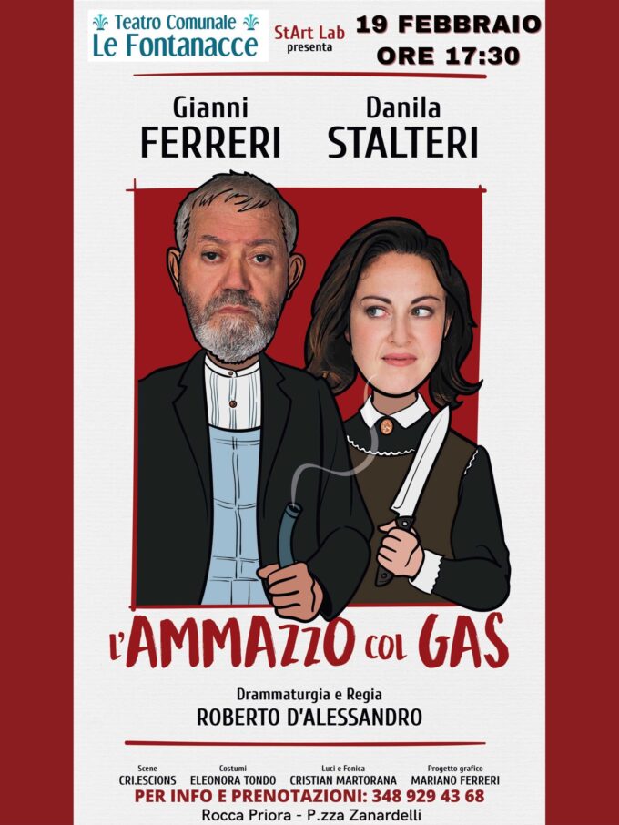 “L’ammazzo col gas” al teatro Le Fontanacce