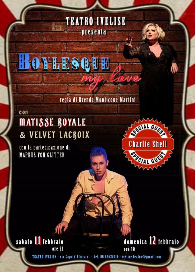 “Boylesque my Love” – Varietà tutto al maschile torna sul palco del Teatro Ivelise