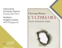 L’ultima ora: scuola, democrazia e utopia: Christian Raimo presenta a Cori il suo ultimo libro