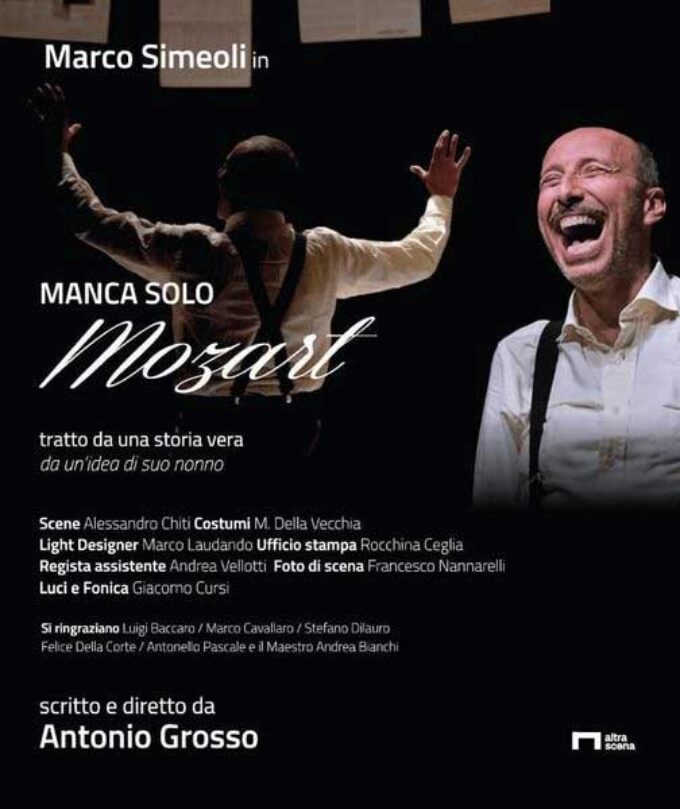 U.S. Teatro Rocca di Papa – MARCO SIMEOLI in MANCA SOLO MOZART