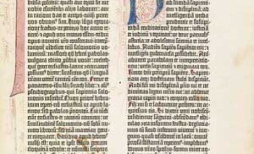Lo Scriptorium Foroiuliense riproduce la Bibbia di Gutenberg