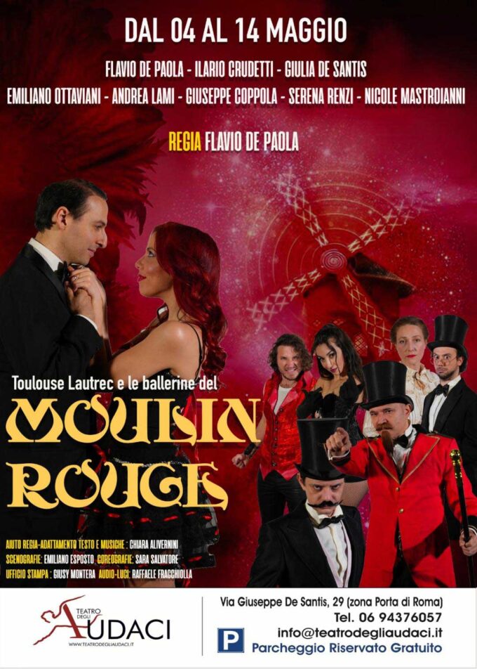 “Toulouse Lautrec e le ballerine del Moulin Rouge” 