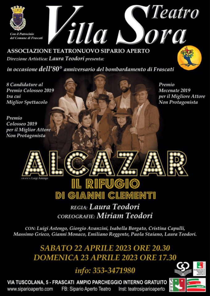“Alcazar, il rifugio” di Gianni Clementi al Teatro Villa Sora…per non dimenticare