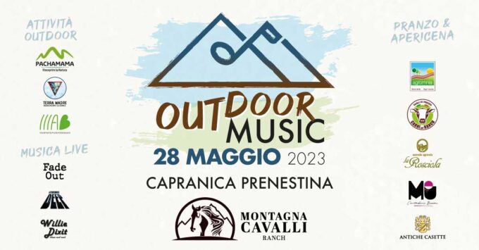 Capranica Prenestina, “Outdoor Music”. Equitazione, E-bike, Trekking, Yoga, Pilates…e musica live