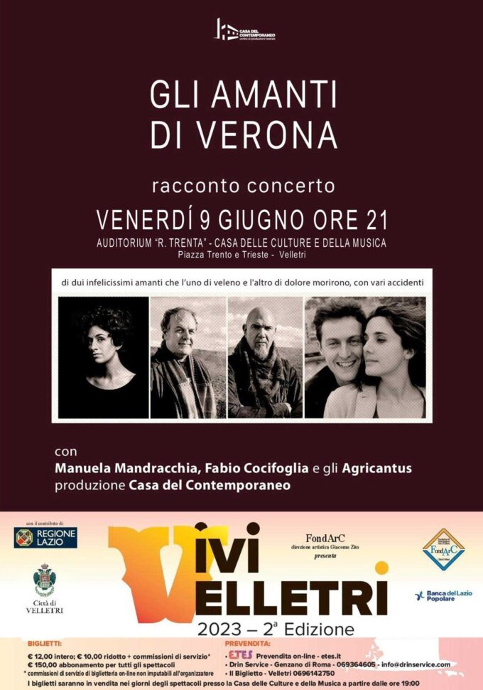 A “Vivi Velletri” “Gli amanti di Verona”