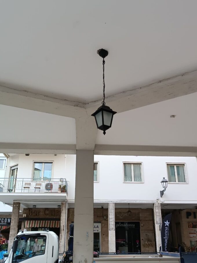 Velletri – Illuminazione portici piazza Cairoli