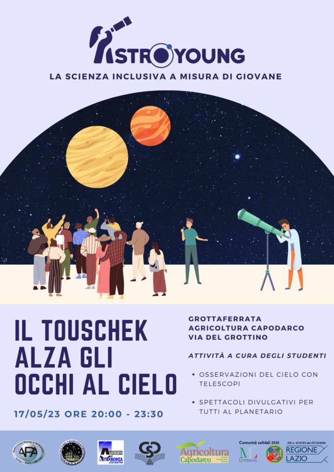 Il liceo scientifico “Touschek” alza gli occhi al cielo