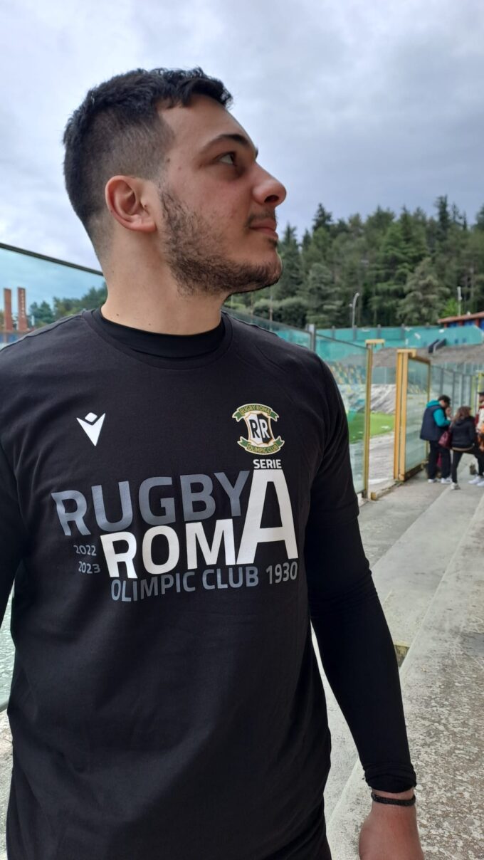 Il ventitreenne marinese conquista la Serie A con la Rugby Roma