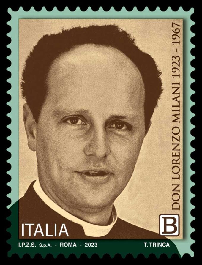 Emissione francobollo Don Lorenzo Milani
