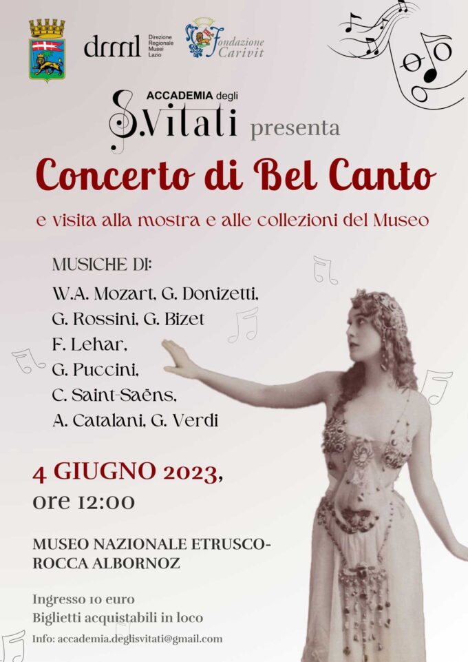 Museo Nazionale Etrusco di Rocca Albornoz – Concerto il Bel Canto