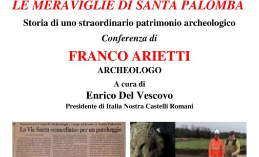 Albano – Conferenza sul tema: “Le meraviglie di Santa Palomba: Storia di uno straordinario patrimonio archeologico”.