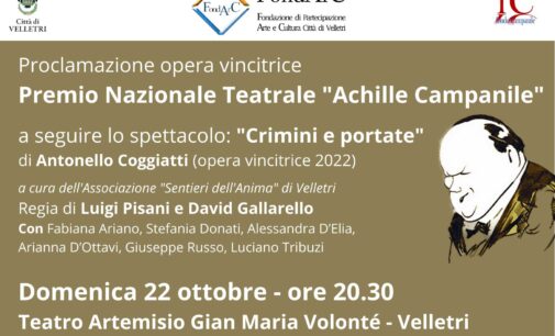 VII edizione della “Campaniliana”: due giorni di eventi per Achille Campanile a Velletri