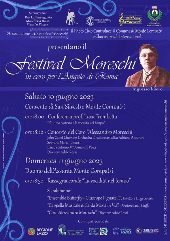 Monte Compatri: 15mo “Festival Moreschi”