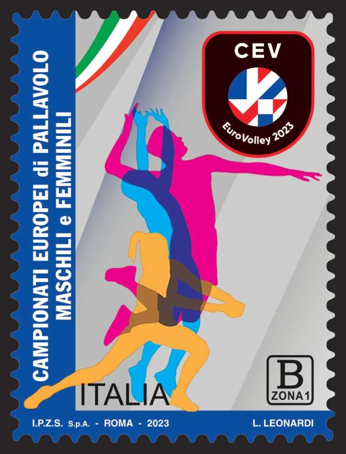 Emissione francobollo Campionati Europei Pallavolo