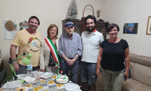 La Città di Ciampino abbraccia il centenario Luigi Ginnetti