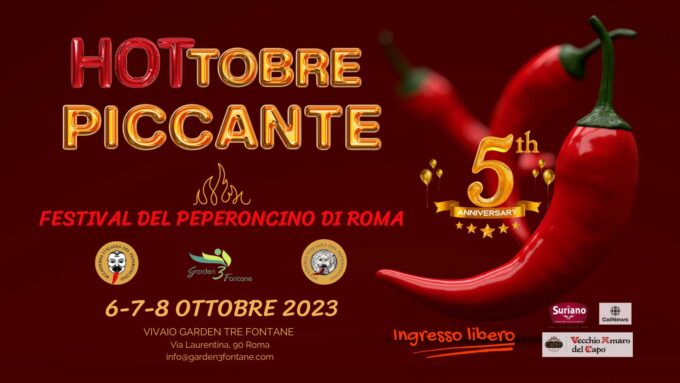 “HOTtobre Piccante” il Peperoncino Festival di Roma