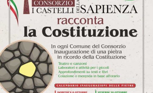 Progetto sulla Costituzione nei “Castelli della Sapienza”