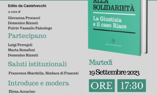 A Frascati “Processo alla solidarietà” su ‘Giustizia e caso Riace’, per guardare al futuro