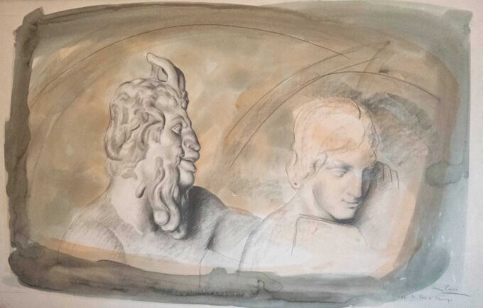 Le sculture greche e quelle romane al centro della mostra “Disegni” del celebre pittore Mario Russo