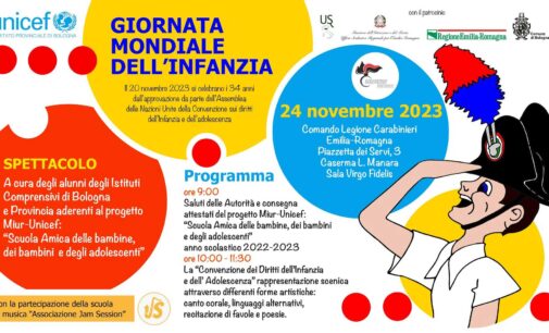 Bologna: va in scena lo spettacolo sui diritti dei bambini
