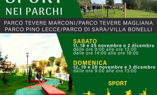 “Sport nei parchi”, appuntamenti gratuiti nei parchi del Municipio Roma XI