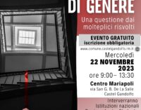 A Castel Gandolfo 7 e 22 novembre due eventi contro la violenza di genere