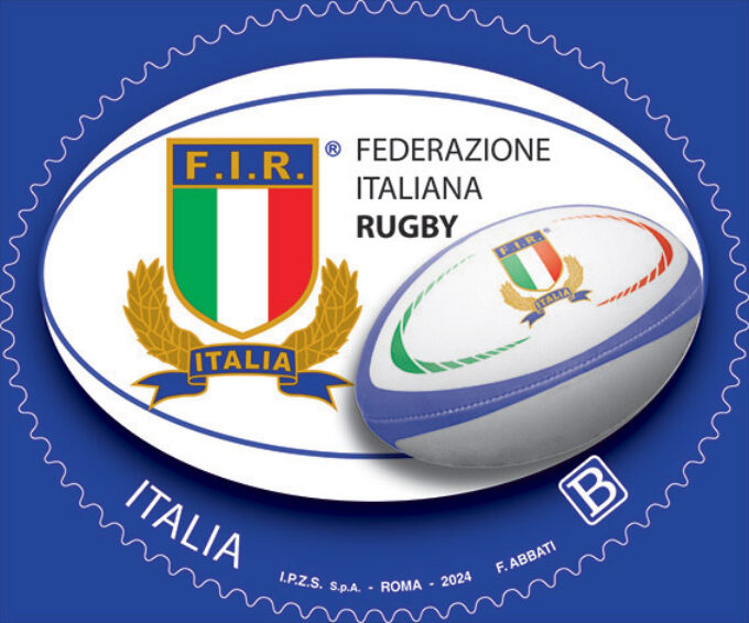 Emissione francobollo Federazione Italiana Rugby