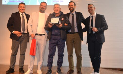 Football Club Frascati, Giancarlo Ceccarelli premiato come personaggio simbolo del 2023