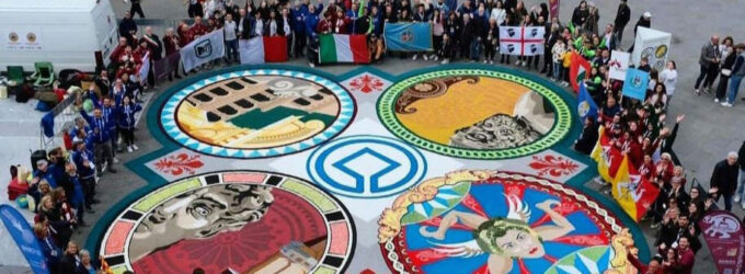Genzano all’inaugurazione dell’iniziativa “Le meraviglie dell’Unesco italiano, in un sogno tutto effimero”.