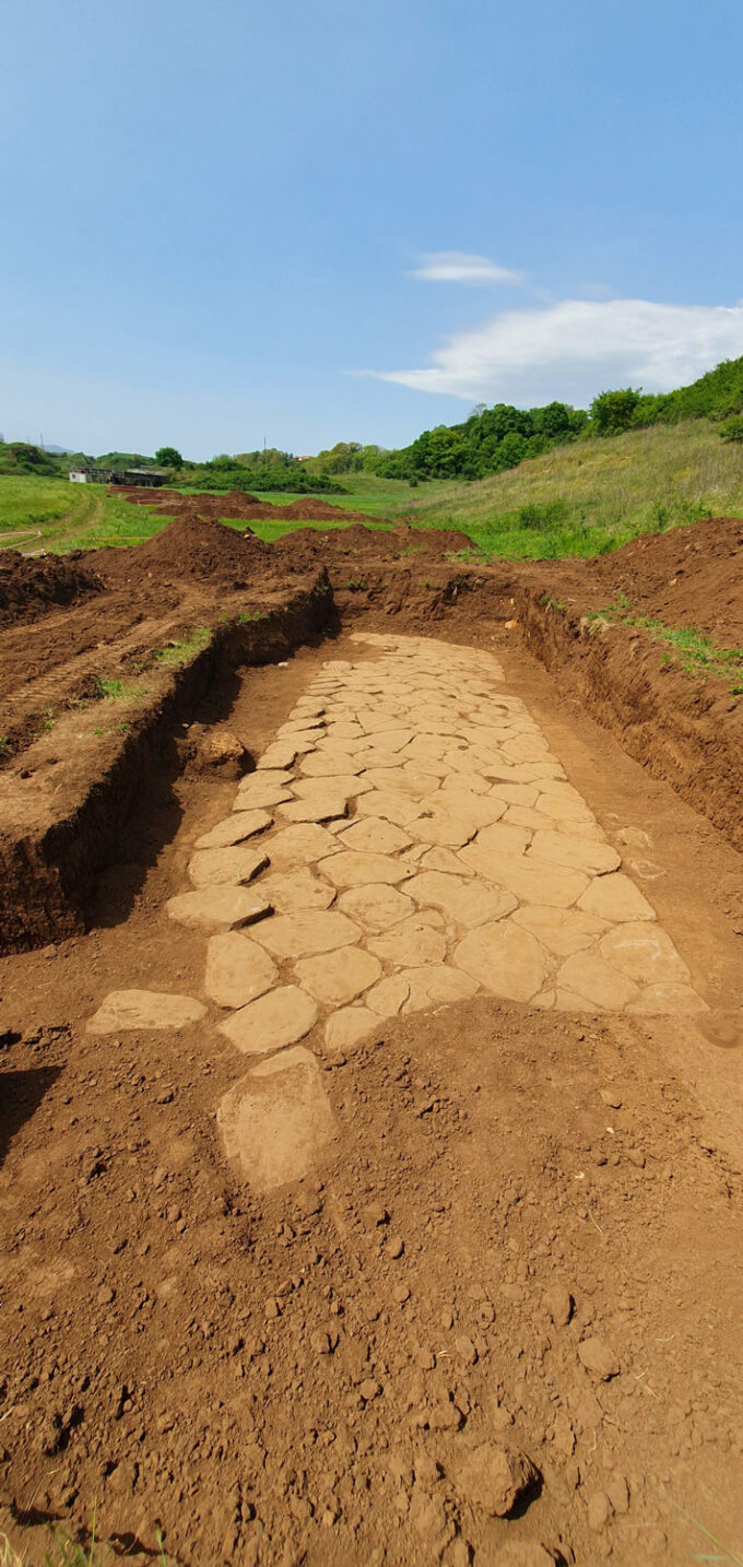 Valmontone. Rinvenuta strada romana nel Parco archeologico delle catacombe di Sant’Ilario