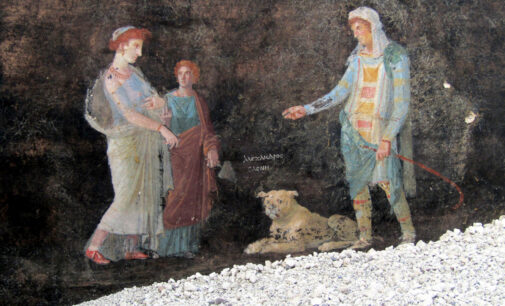 Pompei, dai nuovi scavi emerge un salone  decorato con soggetti ispirati alla guerra di Troia