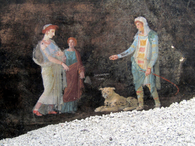 Pompei, dai nuovi scavi emerge un salone  decorato con soggetti ispirati alla guerra di Troia