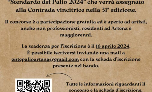 Palio di Artena, concorso per l’ideazione e la realizzazione dello stendardo del Palio 2024