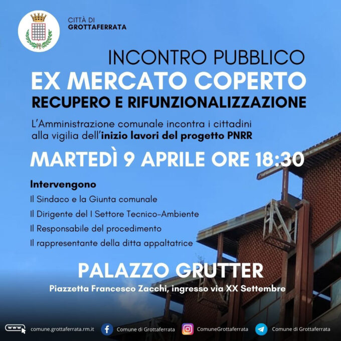 Grottaferrata – Ex Mercato Coperto