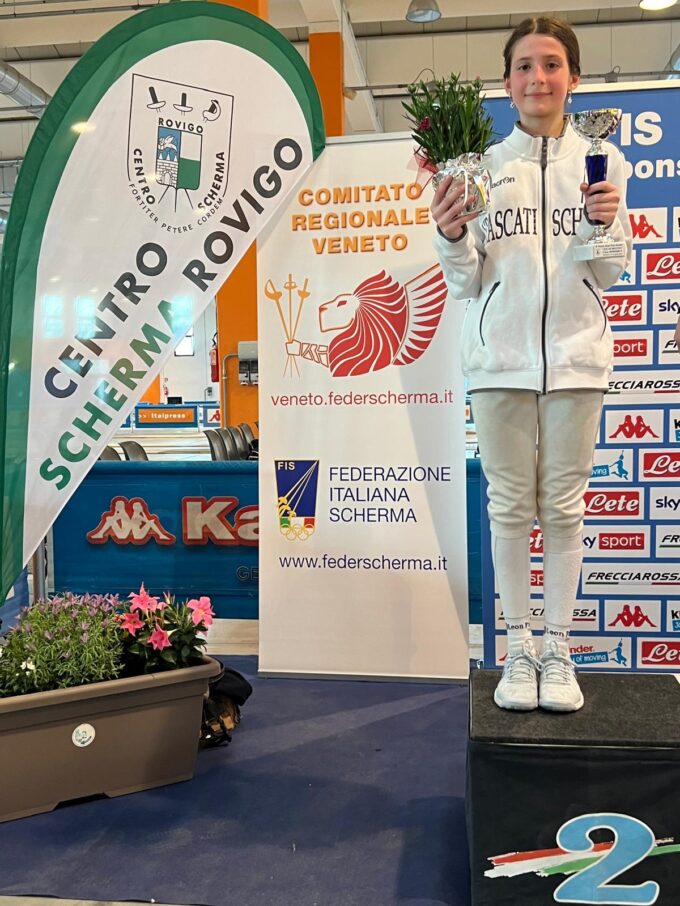Frascati Scherma, tre giovanissimi sul podio nella seconda prova nazionale Under 14 di fioretto
