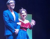 Il ‘ciclone’ Chiara Francini al Teatro Olimpico con “Coppia aperta, quasi spalancata” di Fo e Rame